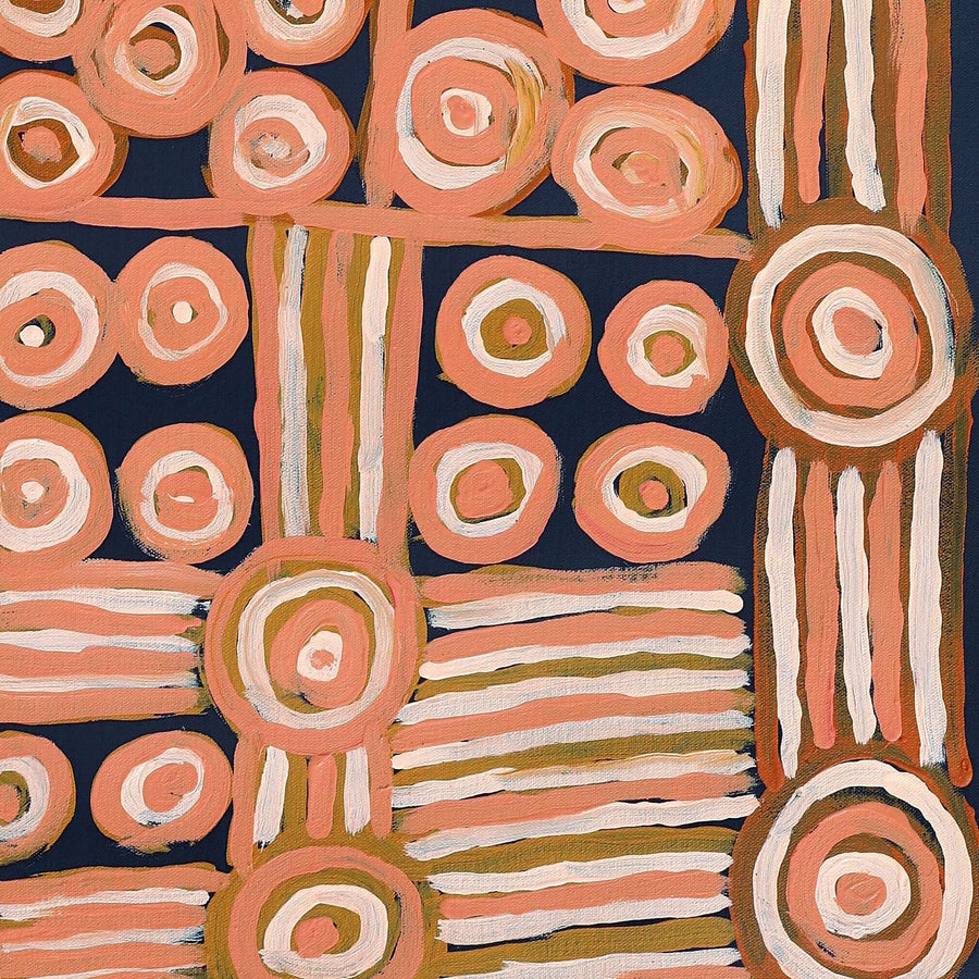 Aboriginal Artwork by Alison Watson, Walka Wiru Ngura Wiru, 91x45cm