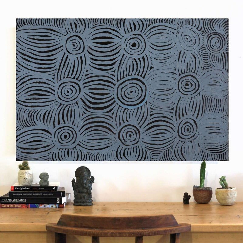 Aboriginal Artwork by Alison Watson, Walka Wiru Ngura Wiru, 91x61cm