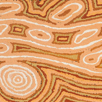 Aboriginal Artwork by Amanda Nakamarra Curtis, Lappi Lappi Dreaming, 122x30cm