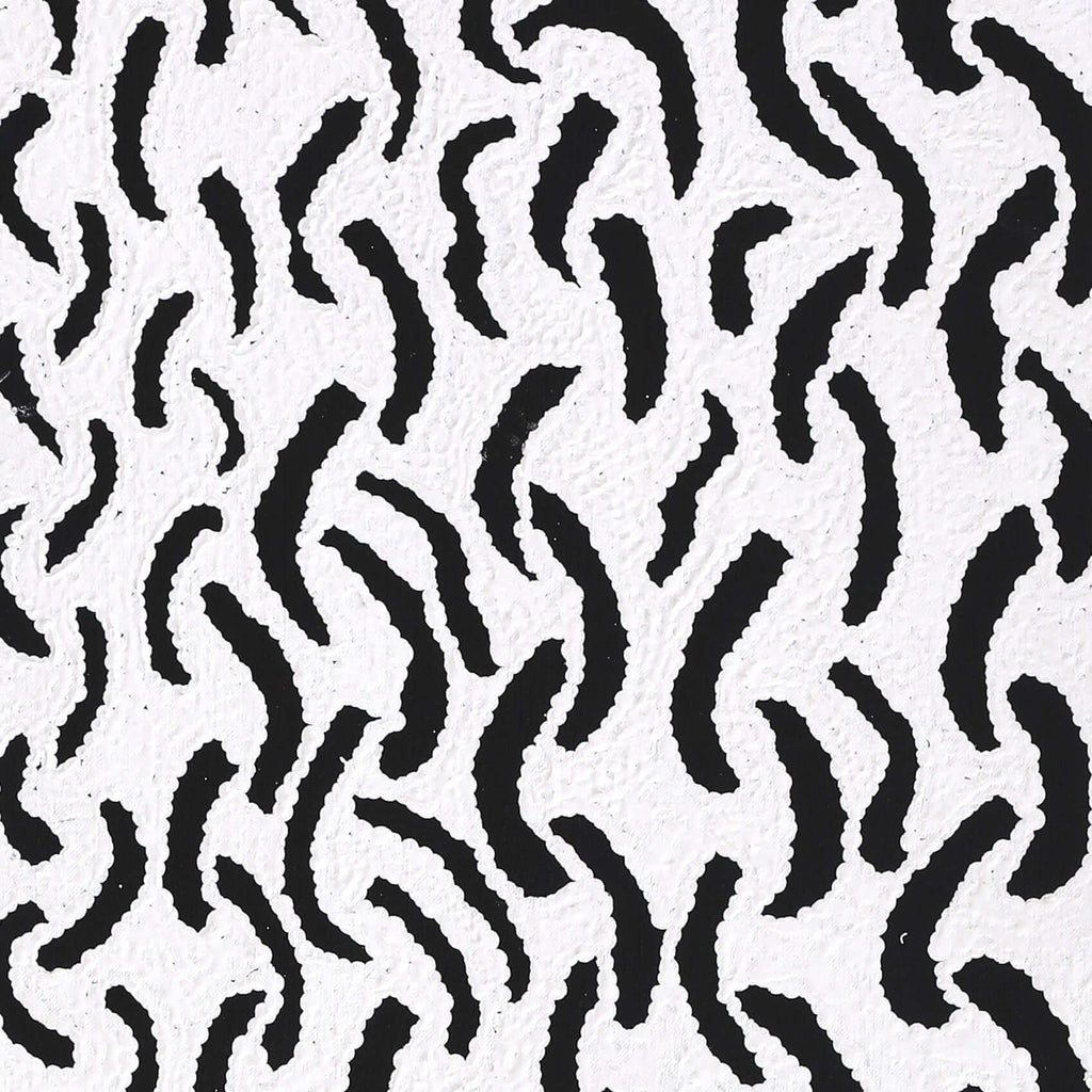 Aboriginal Artwork by Andrea Nungarrayi Wilson, Lukarrara Jukurrpa, 107x30cm