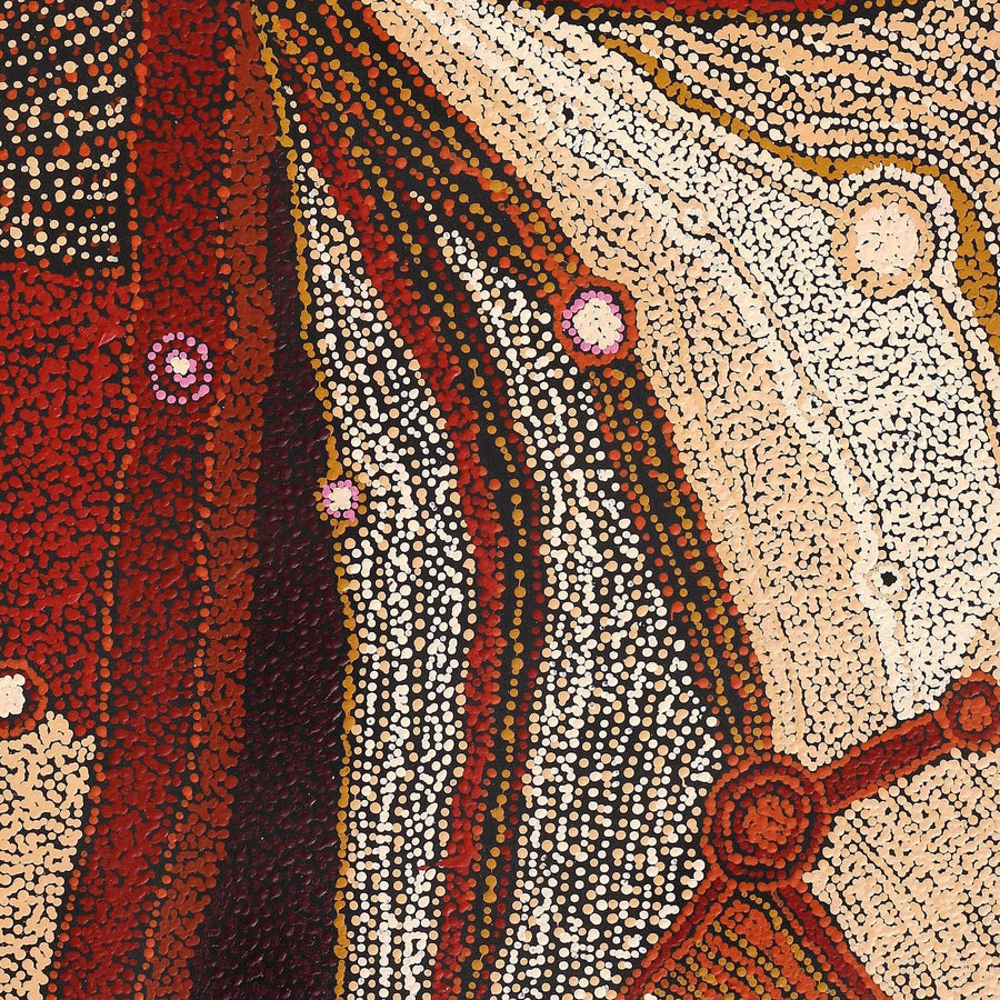 Aboriginal Artwork by Angela Watson, Malara, 122x91cm