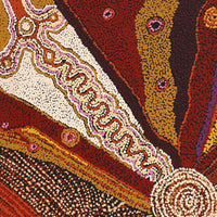 Aboriginal Artwork by Angela Watson, Malara, 122x91cm