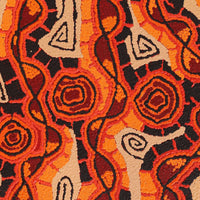 Aboriginal Artwork by Angelina Nampijinpa Tasman, Ngapa Jukurrpa (Water Dreaming) - Pirlinyarnu, 107x61cm
