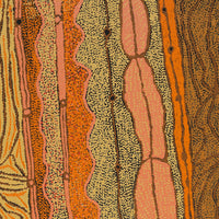 Aboriginal Artwork by Angkaliya Nelson, Kungkarangkalpa (Seven Sisters Story), 122x61cm