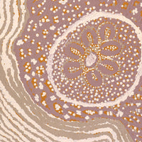 Aboriginal Artwork by Angkaliya Nelson, Kungkarangkalpa (Seven Sisters Story), 91x51cm