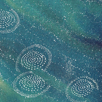 Aboriginal Artwork by Athena Nangala Granites, Napaljarri-warnu Jukurrpa (Seven Sisters Dreaming), 183x107cm