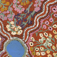 Aboriginal Artwork by Betty West, Ngayuku Ngurra, 61x55cm