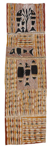 Aboriginal Artwork by Binamburrŋu Wirrpanda, Djunuŋgayaŋu, 175x51cm Bark - ART ARK®