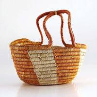 Aboriginal Artwork by Binyural #2 Yununpiŋu, Bathi (woven basket)
