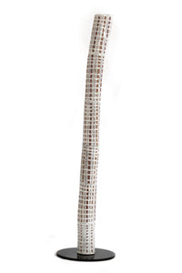 Aboriginal Artwork by Buluŋguwuy #2 Munuŋgurr, Djapu Design, Larrakitj, 170cm