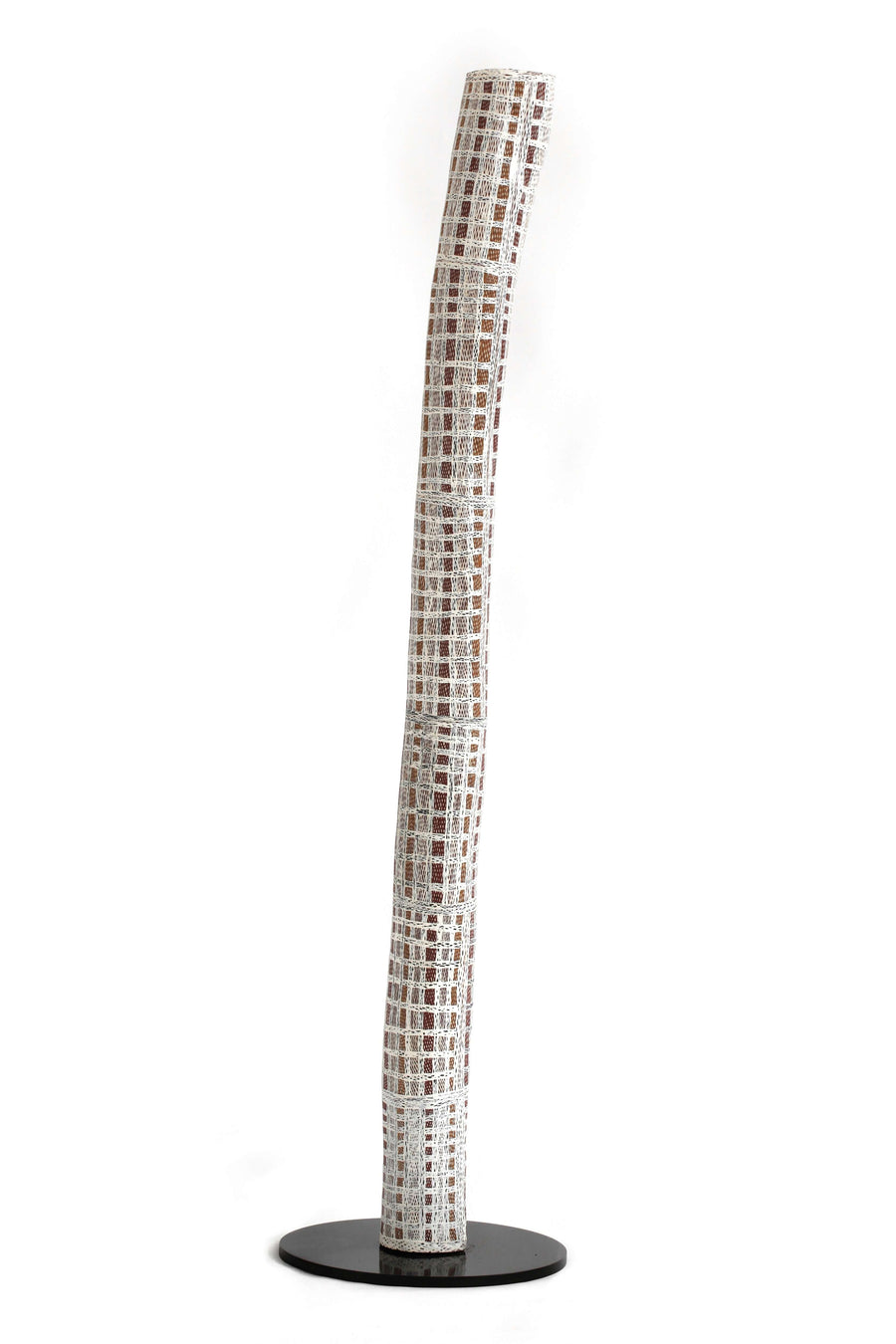 Aboriginal Artwork by Buluŋguwuy #2 Munuŋgurr, Djapu Design, Larrakitj, 170cm