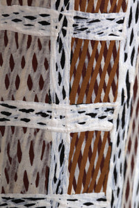 Aboriginal Artwork by Buluŋguwuy #2 Munuŋgurr, Djapu Design, Larrakitj, 170cm