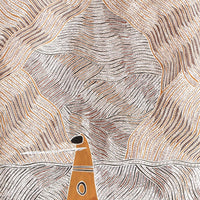 Aboriginal Artwork by Buwatpuy Gumana Michael, Yingapungapu, 125x54cm Bark
