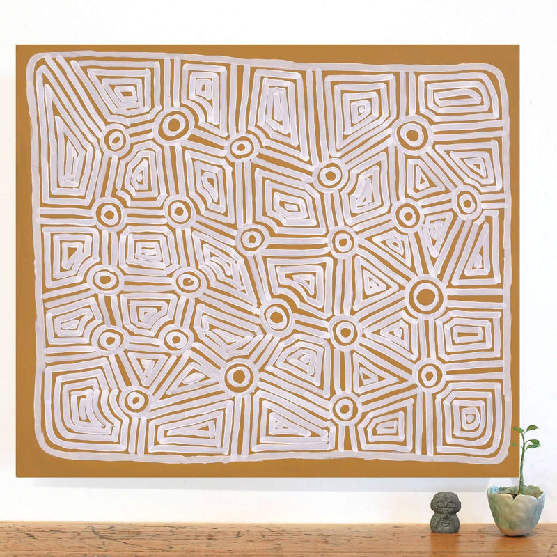 Aboriginal Artwork by Carol Young, Walka Wiru Ngura Wiru, 71x60cm