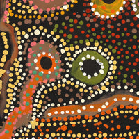 Aboriginal Artwork by Cassaria Young Hogan, Bush Trip, 61x55cm