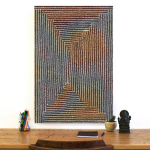Aboriginal Art by Cecilia Napurrurla Wilson, Lappi Lappi Jukurrpa, 91x61cm - ART ARK®