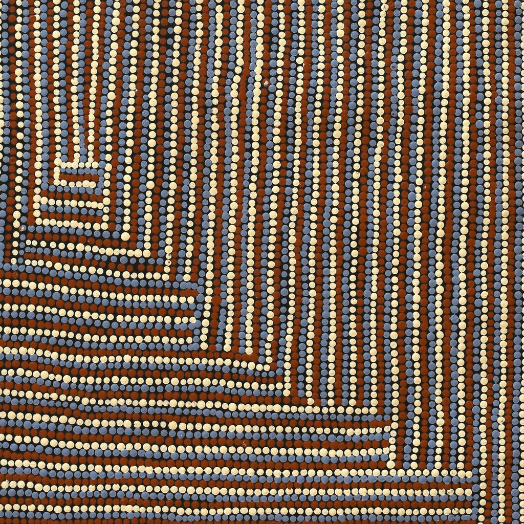 Aboriginal Art by Cecilia Napurrurla Wilson, Lappi Lappi Jukurrpa, 91x61cm - ART ARK®