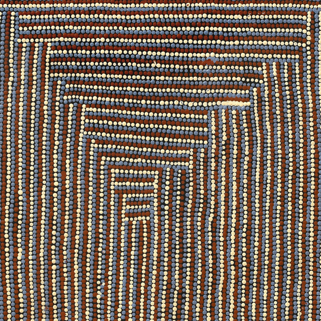 Aboriginal Artwork by Cecilia Napurrurla Wilson, Lappi Lappi Jukurrpa, 91x61cm