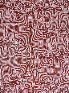 Aboriginal Artwork by Christine Nakamarra Curtis, Mina Mina Jukurrpa, 122x91cm - ART ARK®