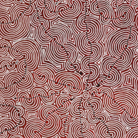 Aboriginal Artwork by Christine Nakamarra Curtis, Mina Mina Jukurrpa, 152x122cm