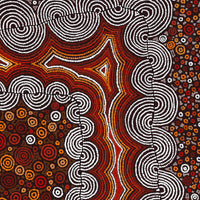 Aboriginal Artwork by Christine Nakamarra Curtis, Mina Mina Jukurrpa, 183x122cm