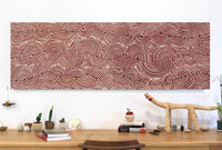 Aboriginal Artwork by Christine Nakamarra Curtis, Mina Mina Jukurrpa, 183x61cm