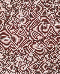 Aboriginal Artwork by Christine Nakamarra Curtis, Mina Mina Jukurrpa, 76x61cm