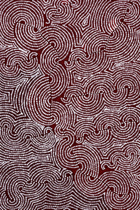 Aboriginal Artwork by Christine Nakamarra Curtis, Mina Mina Jukurrpa, 91x61cm - ART ARK®