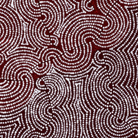 Aboriginal Artwork by Christine Nakamarra Curtis, Mina Mina Jukurrpa, 91x61cm