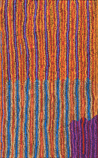 Aboriginal Artwork by Christine Napanangka Michaels, Lappi Lappi Jukurrpa, 122x76cm