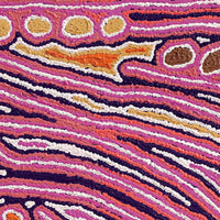 Aboriginal Artwork by Christine Napanangka Michaels, Lappi Lappi Jukurrpa, 61x61cm