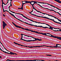 Aboriginal Artwork by Christine Napanangka Michaels, Lappi Lappi Jukurrpa, 61x61cm
