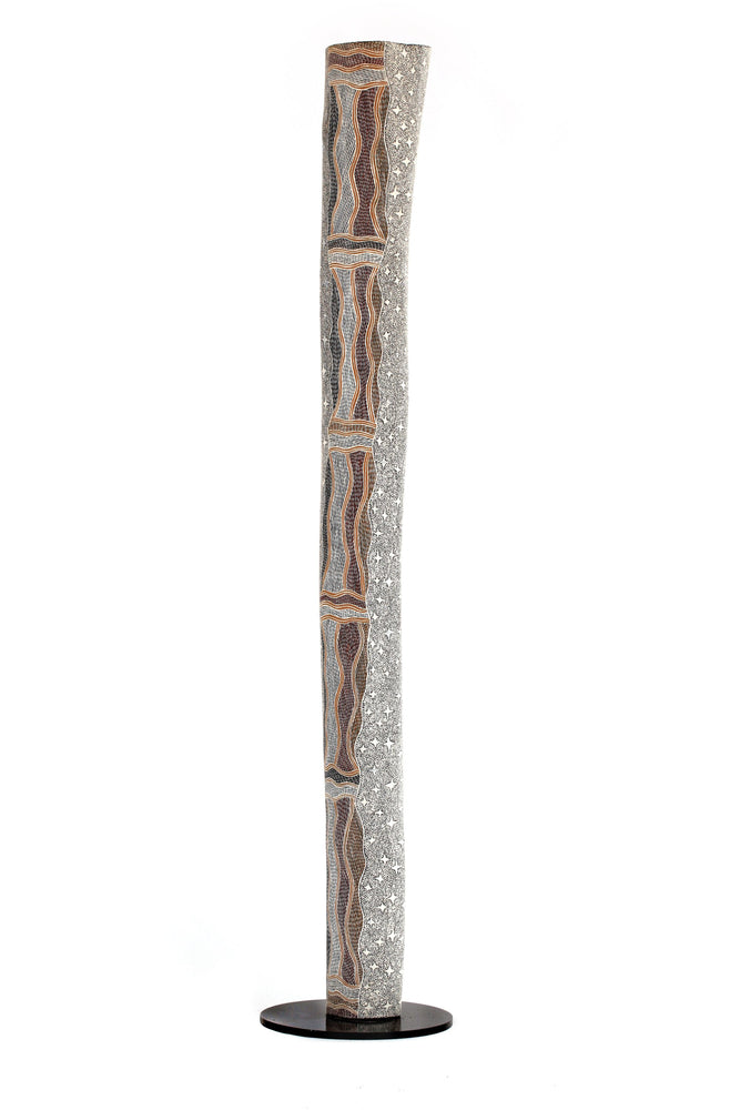 Aboriginal Artwork by Datjuluma Guyula Caroline, Milŋiyawuy, 200cm, Larrakitj