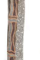 Aboriginal Art by Datjuluma Guyula Caroline, Milŋiyawuy, 200cm, Larrakitj - ART ARK®