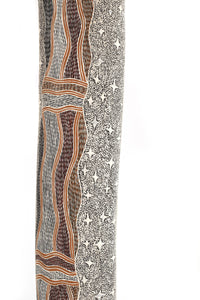 Aboriginal Art by Datjuluma Guyula Caroline, Milŋiyawuy, 200cm, Larrakitj - ART ARK®