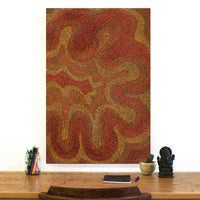 Aboriginal Artwork by Delores Miller, Walka Wiru Ngura Wiru, 91x61cm