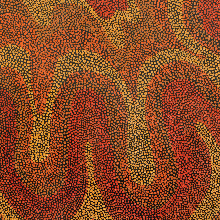Aboriginal Artwork by Delores Miller, Walka Wiru Ngura Wiru, 91x61cm