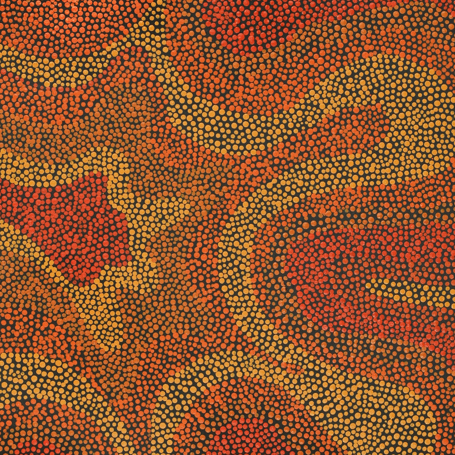 Aboriginal Artwork by Delores Miller, Walka Wiru Ngura Wiru, 91x61cm
