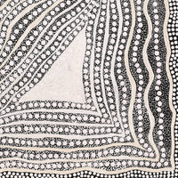 Aboriginal Artwork by Delvene Napangardi Langdon, Wanakiji Jukurrpa (Bush Tomato Dreaming), 46x46cm