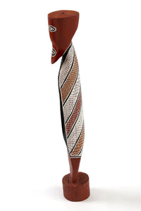 Aboriginal Artwork by Dhuŋgala Munuŋgurr, Mokuy Sculpture