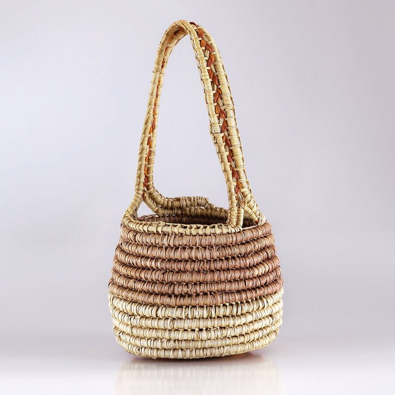 Aboriginal Artwork by Djakurrurr Garmu, Bathi (woven basket)
