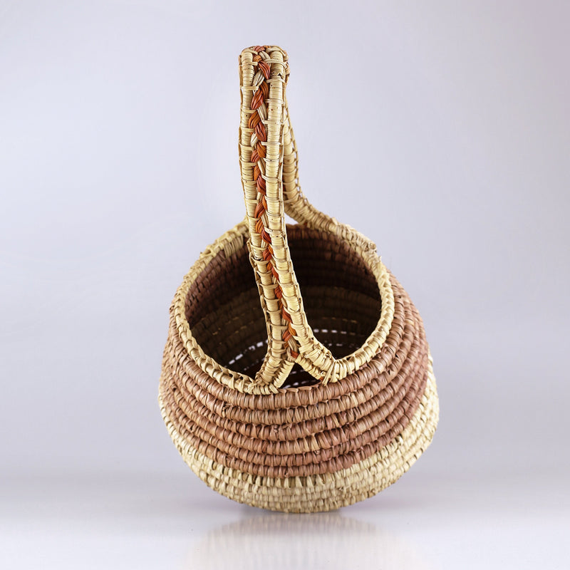 Aboriginal Artwork by Djakurrurr Garmu, Bathi (woven basket)