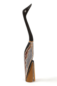 Aboriginal Artwork by Djimbalal Ŋurruwuthun, Wayin (Bird) Sculpture