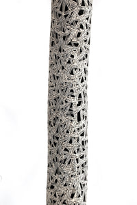 Aboriginal Artwork by Djirrirra Wunuŋmurra Yukuwa, Yukuwa, Larrakitj, 179cm