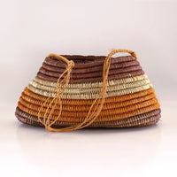 Aboriginal Artwork by Djulabiŋ Malibirr, Bathi (woven basket)