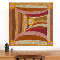 Aboriginal Art by Emily Buddy, Malara, 91x91cm - ART ARK®