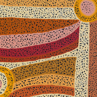 Aboriginal Artwork by Emily Buddy, Malara, 91x91cm