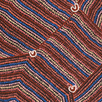 Aboriginal Artwork by Florence Nungarrayi Tex, Lappi Lappi Jukurrpa, 122x61cm