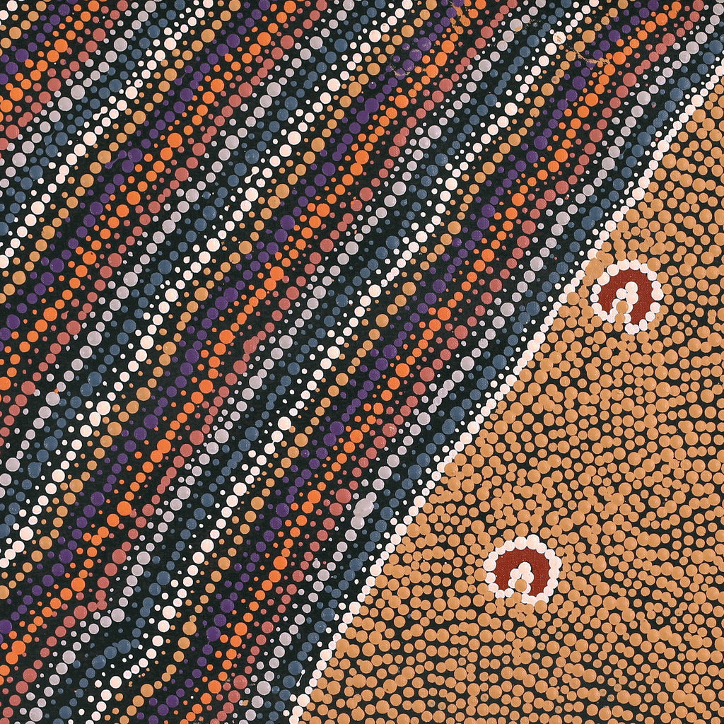 Aboriginal Artwork by Florence Nungarrayi Tex, Lappi Lappi Jukurrpa, 61x61cm