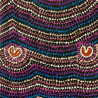 Aboriginal Artwork by Florence Nungarrayi Tex, Lappi Lappi Jukurrpa, 91x30cm